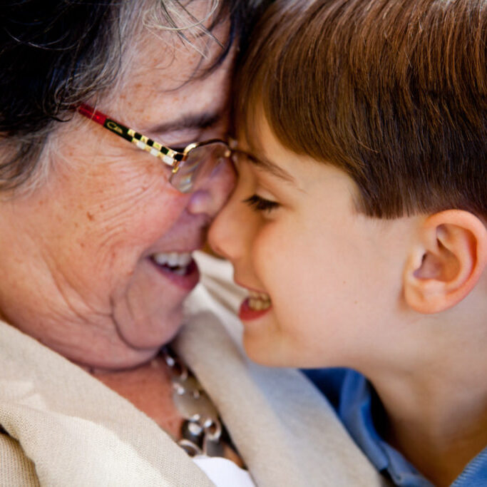 A Grandmother and Boy in Love